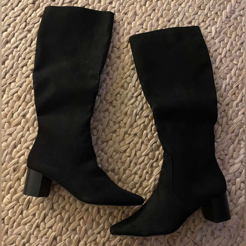 NWT Jcrew Factory tall suede boot